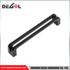FH207 4 inch Hole Center Cabinet Drawer Pull Flat Black Metal Handles For Home Hotel House Building