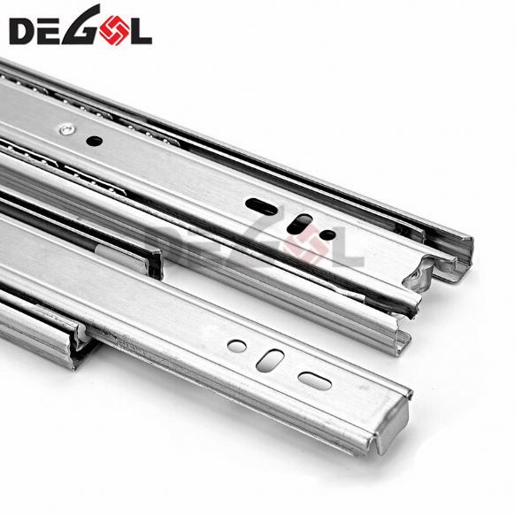 Popular good quality indian stainless steel l-shaped kitchen cabinet drawer slide
