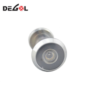 Good quality low price wood door adjustable brass door viewer with cover