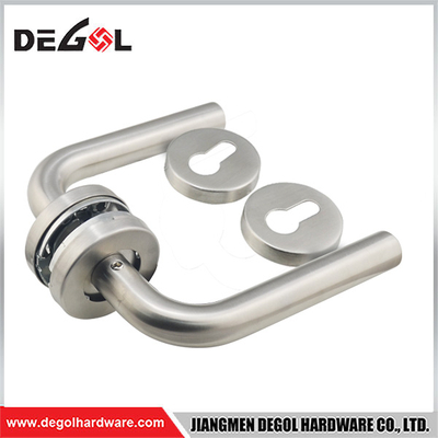 New Style Stainless Steel Tube Hotel Door Handle And Lockset