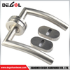 LH1012-1 Tube stainless steel lock sets door handle with special escutcheon