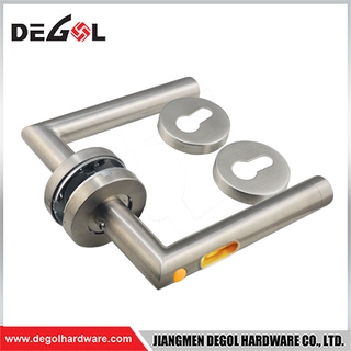 Stainless steel solid lever antique door handle