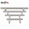Custom made modern design stainless steel t bar wardrobe closet cabinet handles