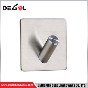 HKS1204 Square Wall Hook Heavy Duty Wall Mounted Coat Hook Robe Hook for Bedroom Bathroom Restroom