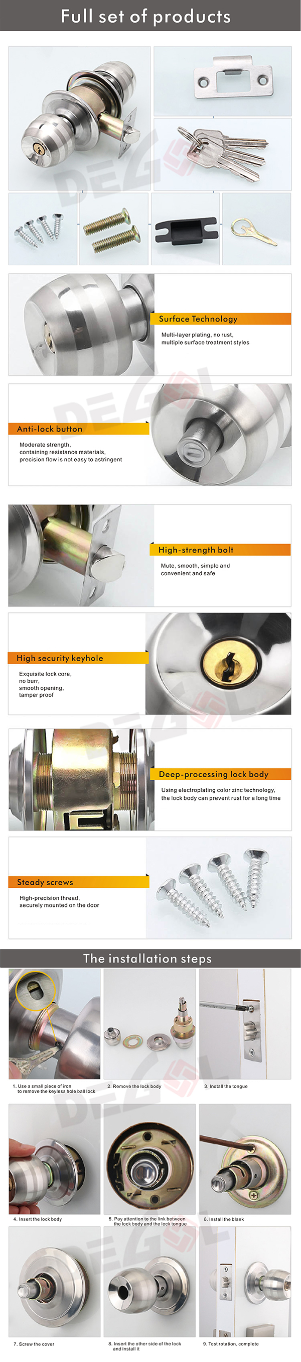 garrison keyless entry deadbolt lock instructions Buy garrison