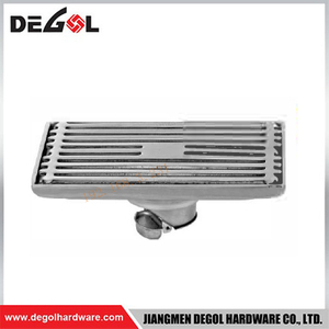 XG-330AF 3.0 MM Thickness Wire Drawing 304 Stainless Steel Floor Drain for Bathroom Kitchen