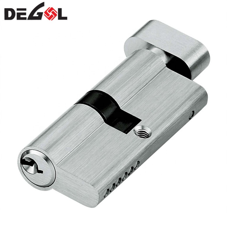 Top Quality Copper Euro Profile Double Open Security High Class Hotel Cylinder Lock