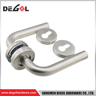 Best selling interior room contemporary tube lever stainless steel modern door handles and knobs