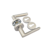 Modern stainless steel solid type toilet door handles