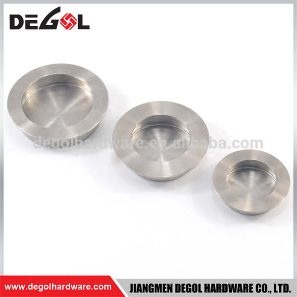 Hot sale stainless steel round hidden conceal cabinet furniture handles door handle