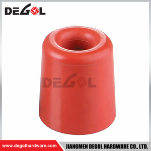 Durable Types of Decorative Sliding Red Round Rubber Door Stop