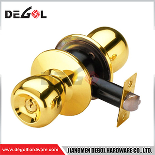 High quality knobset door knob lock system using brass key