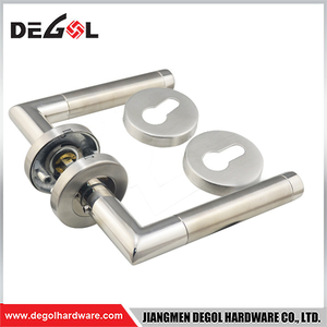 Luxury Modern stainless steel China factory tube lever door handle moderns