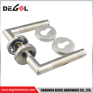 Top quality stainless steel designer tube commercial glass door handle square