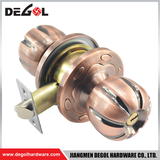 BDL1051 door knob Stainless steel Cylindrical round knob wood door lock