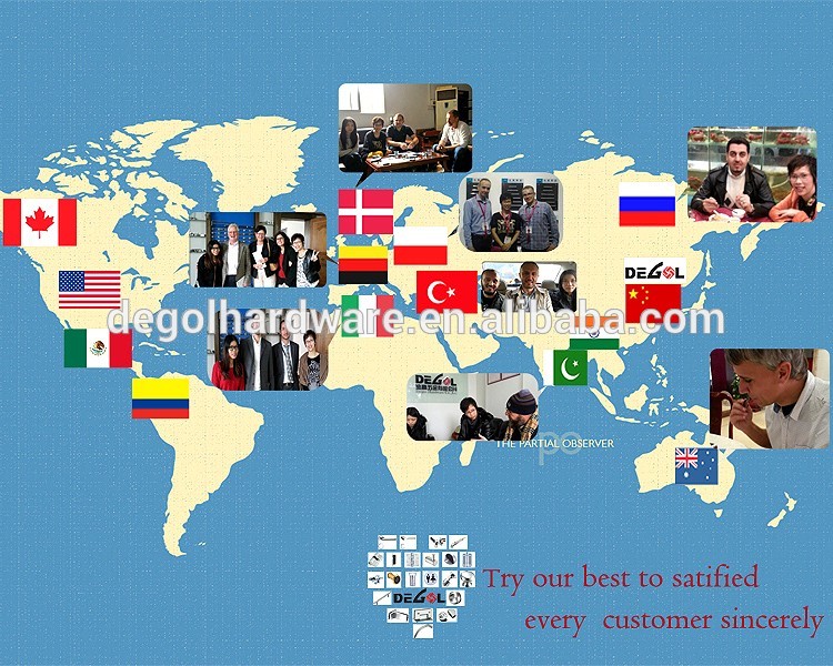 Stainless steel bottom glass door lock floor mounted glass door lock