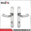 Zinc Lever Door Handle Hardware Lock Door Handle On Plate Antique Brass Door Handle