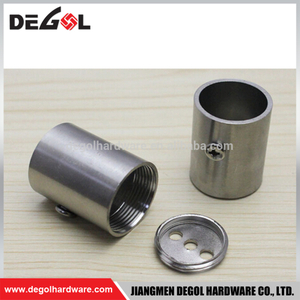 High quality wardrobe pipe fittings stainless steel tube flange