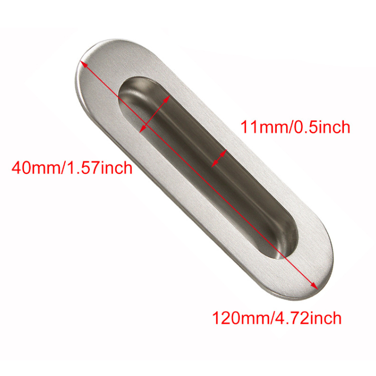 FH130 SS201/304 Round Shape Hidden Flush Pull Handle