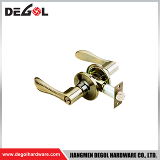 Stainless Steel lever type passage door wooden door handle lock set