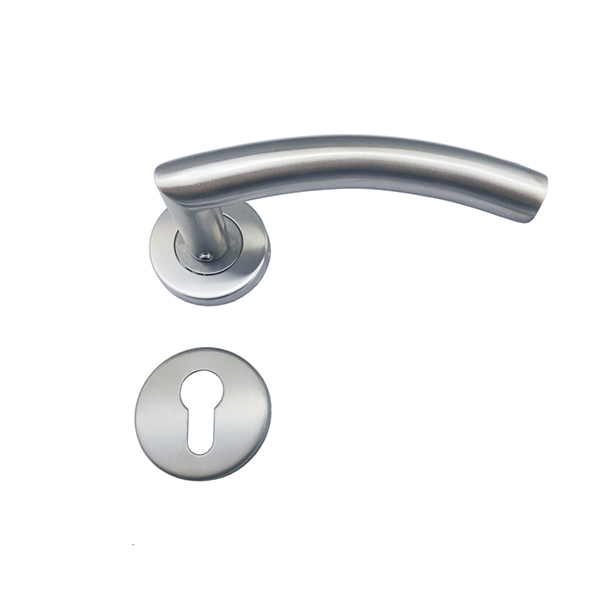 Factory price good quality new style silver or gold aluminum door lever handle 