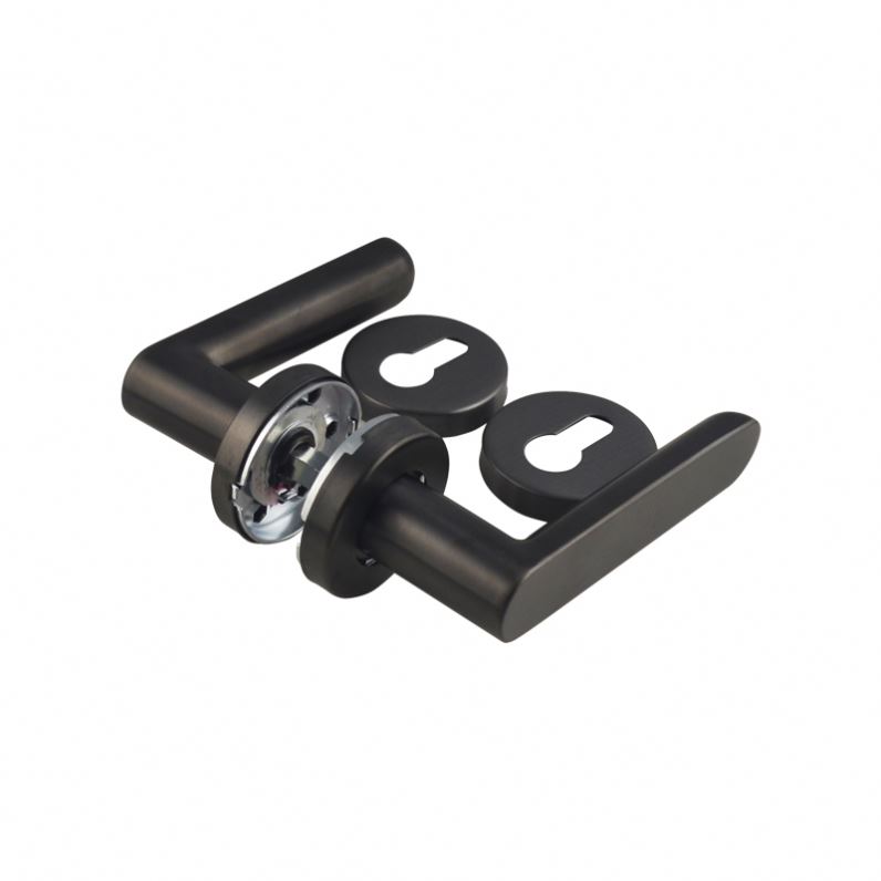 Hot sale High-end stainless steel solid lever types of apartment room gate door handle