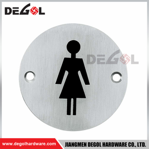 SP1001 Custom Indoor And Outdoor Metal Door Sign Round Plate