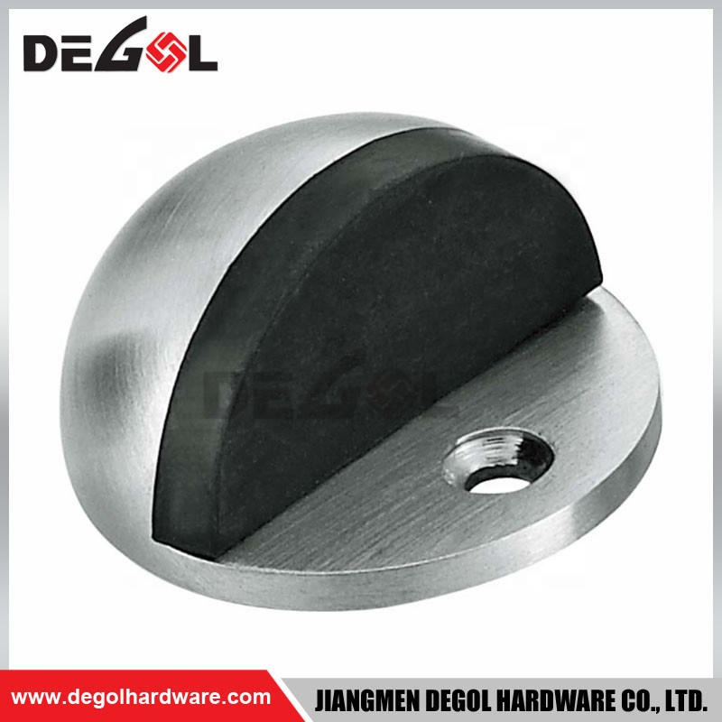 Different type fancy stainless steel door stopper with rubber