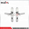 China manufacturer stainless steel solid lever type chrome plated door handle