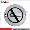 SP1019 Stainless Steel No Smoking Sign Door Plate for Shopping Mall