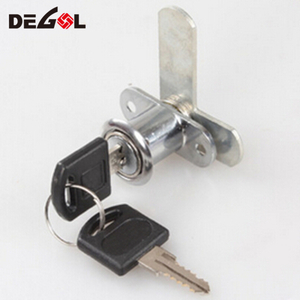 Zinc alloy chrome office desk drawer lock
