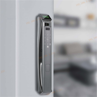 H5 High-strength Aluminum Alloy 420*68mm 3D Facial Recognition Fingerprint Password Swipe Card APP Key Unlock Smart Door Lock