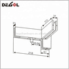 Safe frameless sliding manufacturer high quality glass door patch fitting