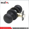 DBL1202 Black Modern Design Ball Privacy Door Knob Lock