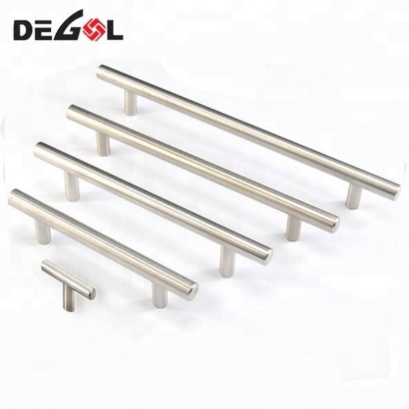 China wholesale fancy design T bar solid furniture cabinet iron drawer handles