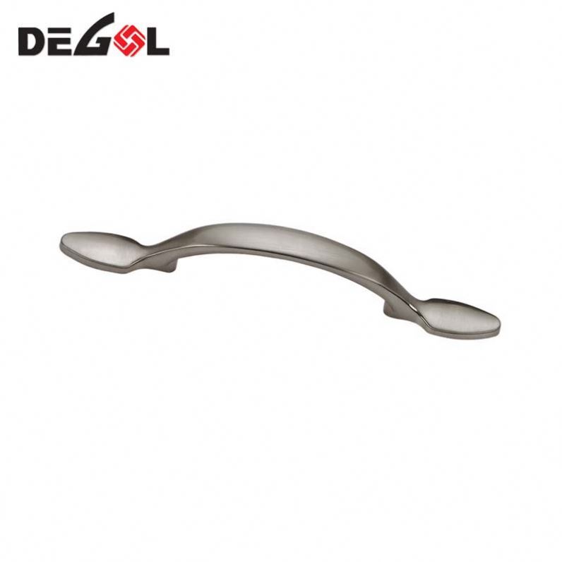 96Mm 128Mm Adjustable Drawer Modern Arch Style Zinc Alloy Handle Brass Cabinet Copper Pull