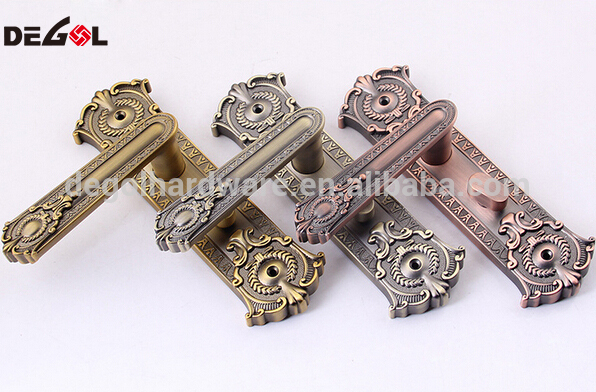 Luxurious High Quality Zinc Alloy Panel Handle Door Lock