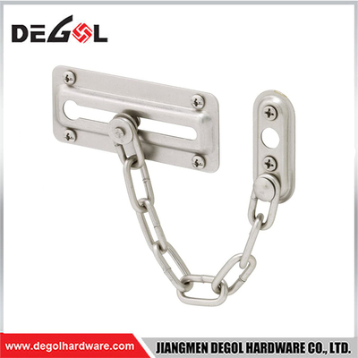 DC1020 Satin nickel door guard stainless steel safe security door chain
