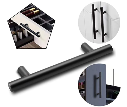 FH101 Stainless Steel T Bar Cabinet Drawer Wardrobe Door Pull Handle