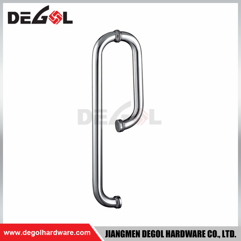 304 stainless steel wrought iron modern door pull handle for glass door..