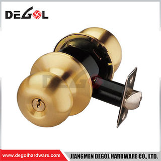 Bangladesh style Stainless steel double sides door lock round knob wood door lock,door knob
