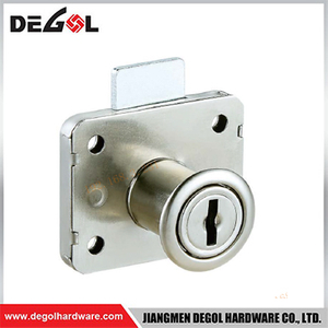 NO.101 Nickel-plated Zinc Alloy 34.5*42.5 MM Drawer Lock for Furniture Cabinet