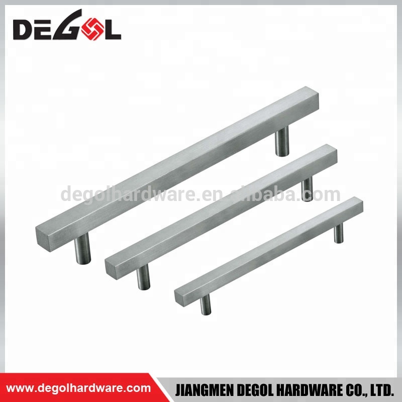 Best selling stainless steel T bar furniture cabinet pull handle kitchen pull handle.