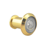 220 degree magnifier brass door viewer peephole glass lens with closer