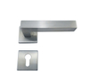 Argentina style stainless steel double sided wooden door handle