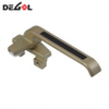 Top quality black german style casement double fork aluminum window handle