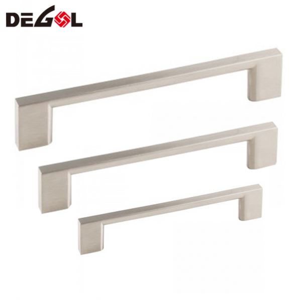 Chrome Zinc Alloy Kitchen Cabinet 128Mm Door Big Handle Pull With Shiny Crystal Diamonds 3 Size Easily Fit