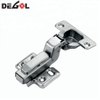 China wholesale iron full overlay clip-on hydraulic buffering hinges for furniture