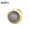 New 290 degree peephole wide angle door brass viewer