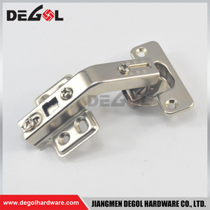 China factory cheaper price slide on 35 mm cup half overlay soft close cabinet hinge